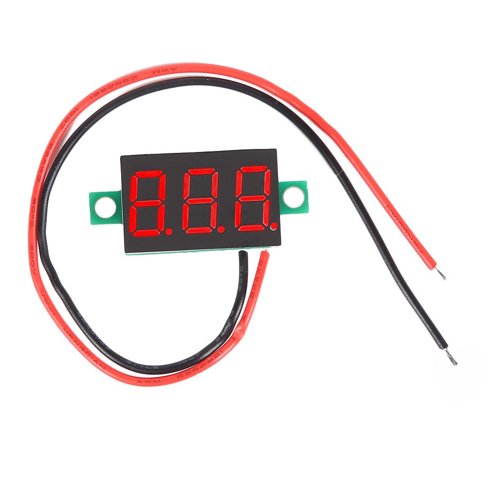 

0.36 inch DC4-40V Digital Voltmeter Display Volt Meter Gauge Panel Tester, Red, 501 Original