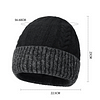 Unisex Winter Cable Knit Beanie Hat Stylish And Warm Headwear by Inlyline