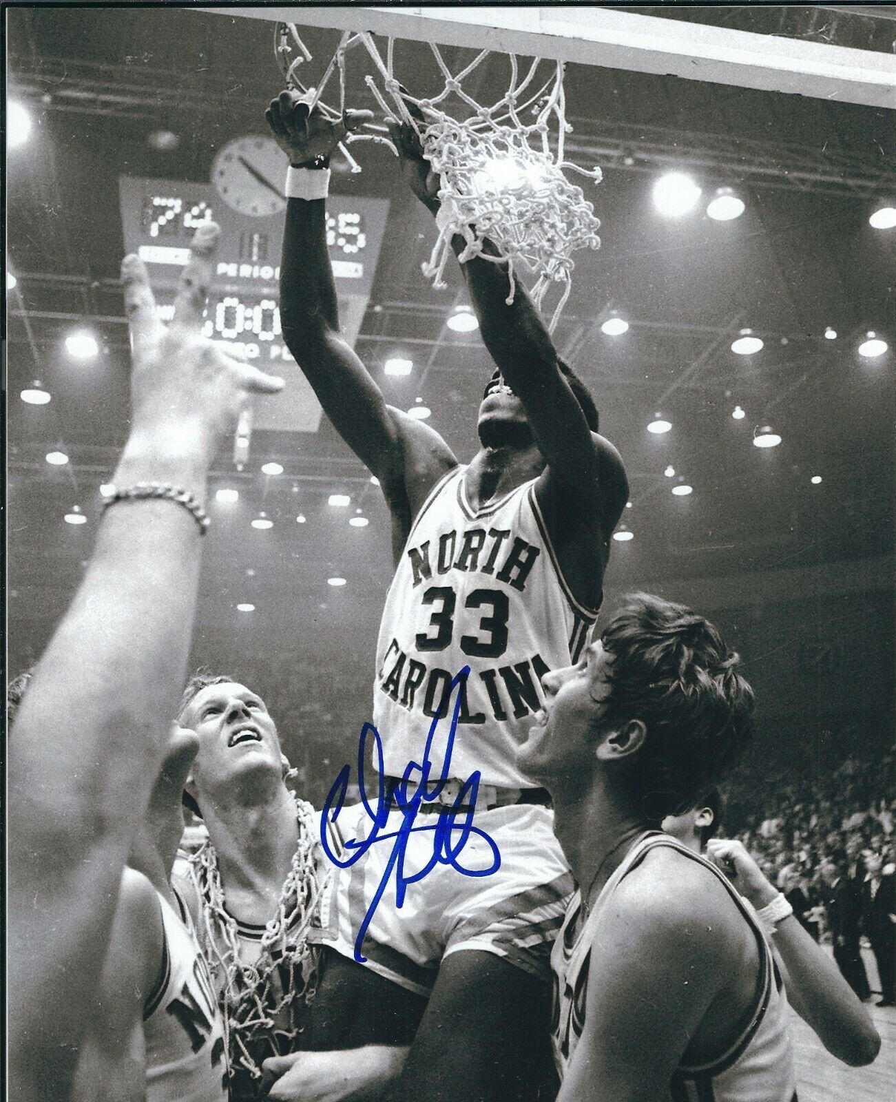 Signed 8x10 CHARLIE SCOTT University of North Carolina Autographed Photo Poster painting w/COA