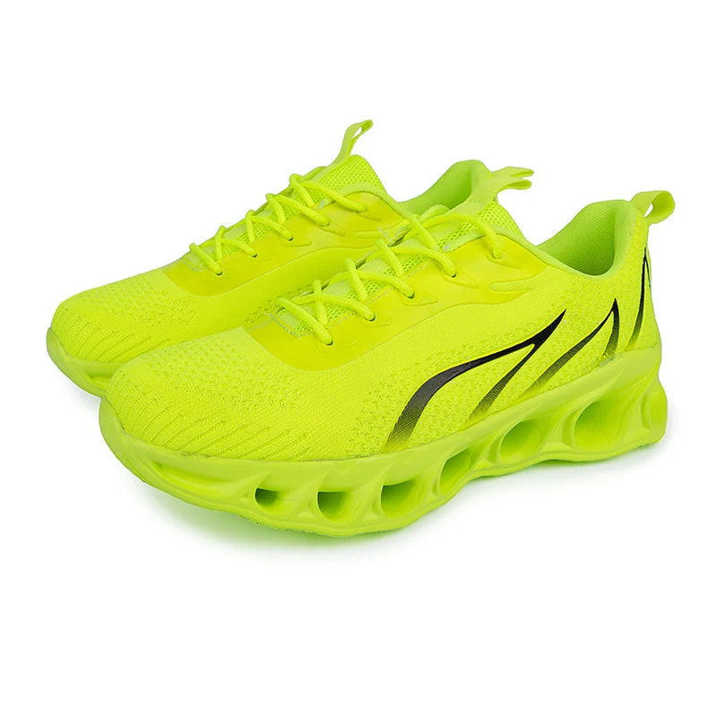 Softsfeel Women's Relieve Foot Pain Perfect Walking Shoes - Fluorescent Green