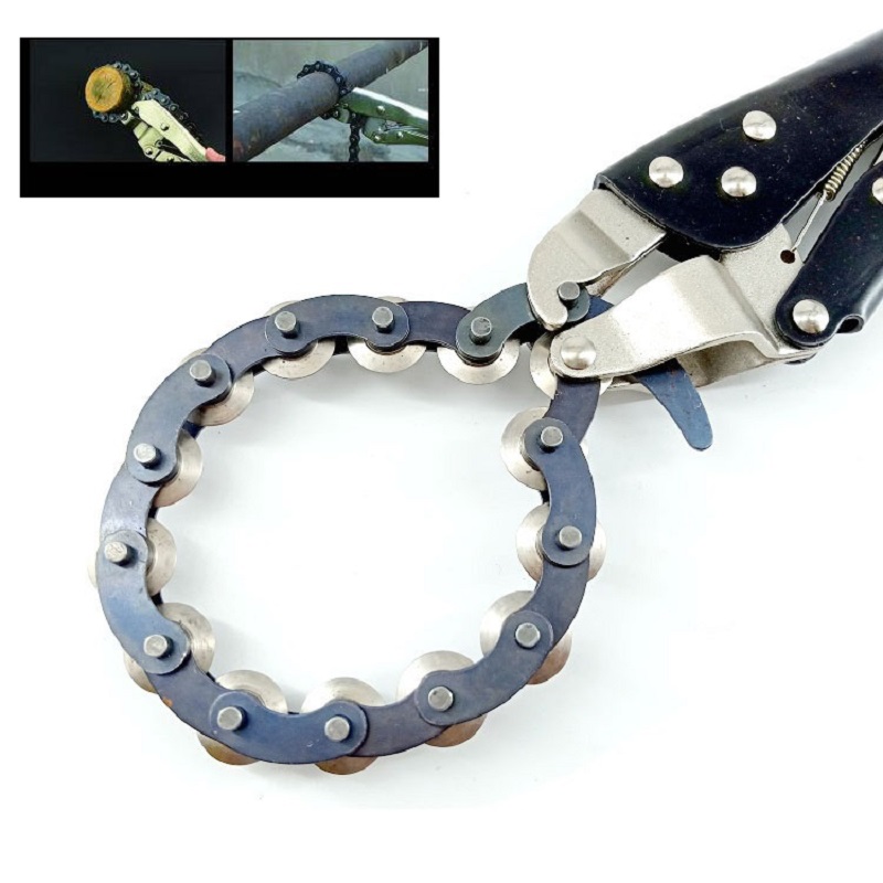 Heavy Duty Chain Pipe Cutter Locking Pliers for Cutting Car Exhaust