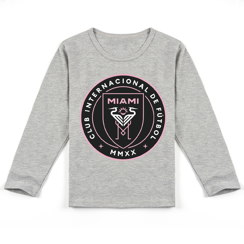 Mayoulove Messi Long Sleeve T-Shirt for Boys  Girls – Perfect Gift for Young Soccer Fans-Mayoulove