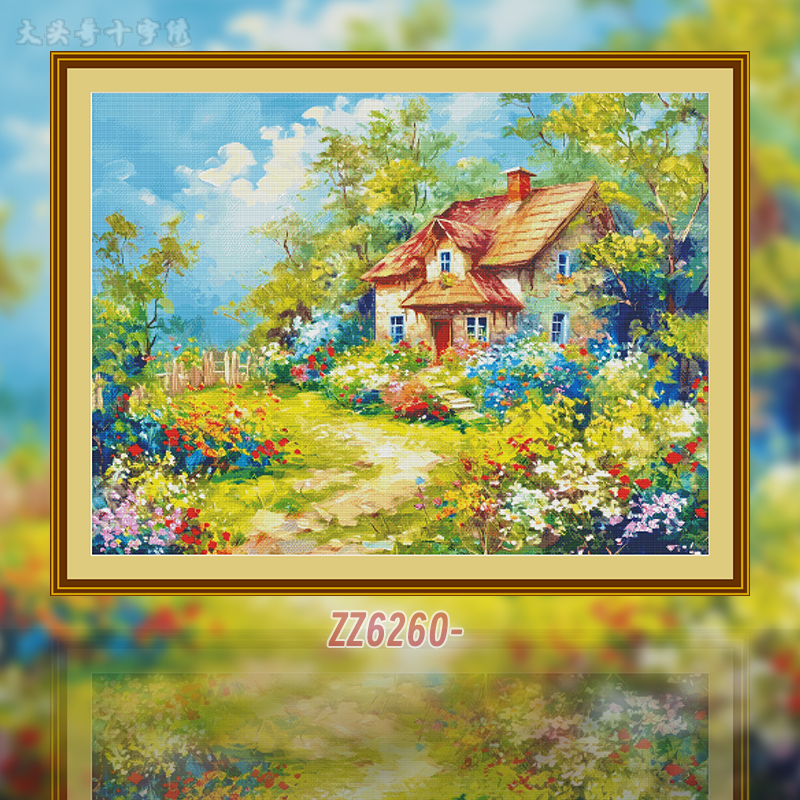 【ZZ6260- The breath of spring】 Painting Fairy Cross Stitch