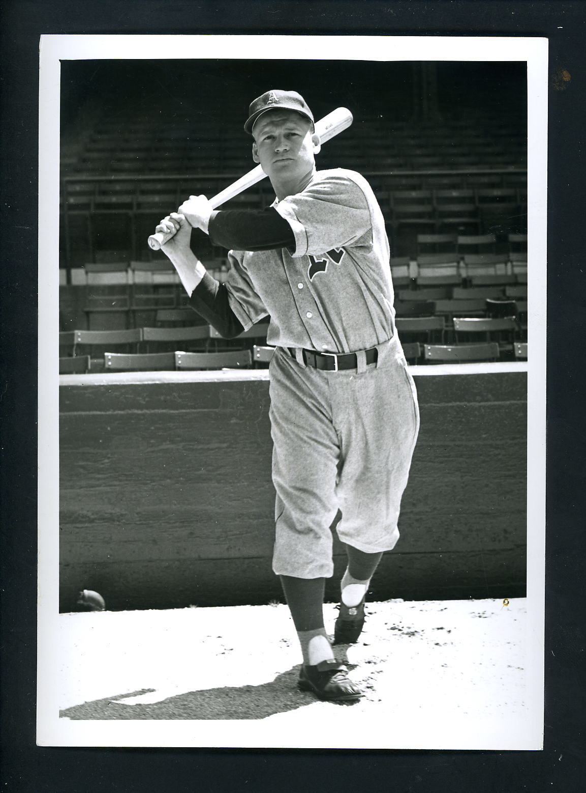 Benny McCoy circa 1940 The Sporting News Press Photo Poster painting Philadelphia A's