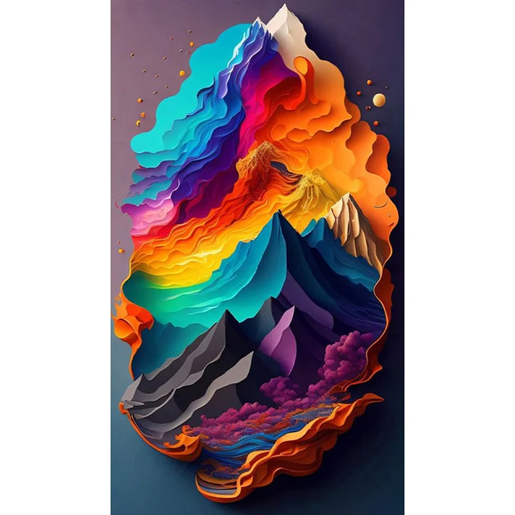 Mountain Range - Paint By Numbers(40*70cm)