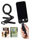 For Magsafe Foldable Magnetic Phone Holder 360 Rotation Cell Phone Stand with 1/4in Threads & Hook for iPhone 17 16 15 14 13 12 Pro Max