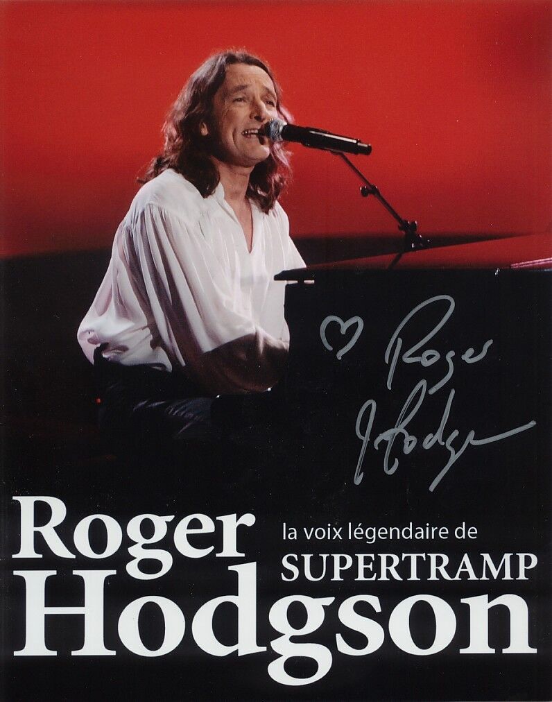 Roger Hodgson 1950- genuine autograph Photo Poster painting 8x10