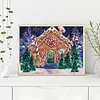Diamond Painting -DIY Round Drill Christmas Gingerbread Shop