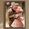 Diamond Painting -DIY Round Drill Elderly Couple