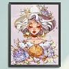 【Limited Stock Sale】Full Embroidery Eco-cotton Thread 11CT Libra Girl Cross Stitch Kit 40x50cm tapestrymarket