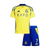 RONALDO #7 Al Nassr Home Kids Soccer Jerseys Kit 2024/25