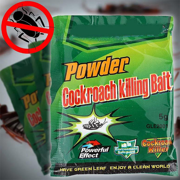 10 Packs Green Leaf Powder Cockroach Killing Bait