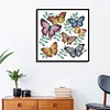 Color Butterfly-14CT Stamped Cross Stitch Kit(33x34cm)
