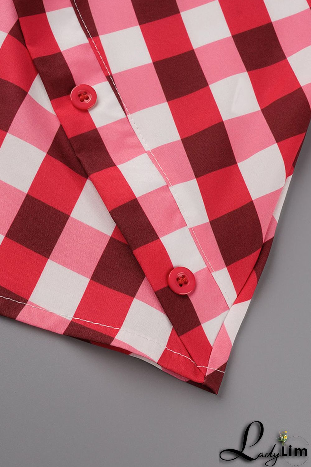 Black Casual Plaid Print Patchwork Asymmetrical Oblique Collar Tops