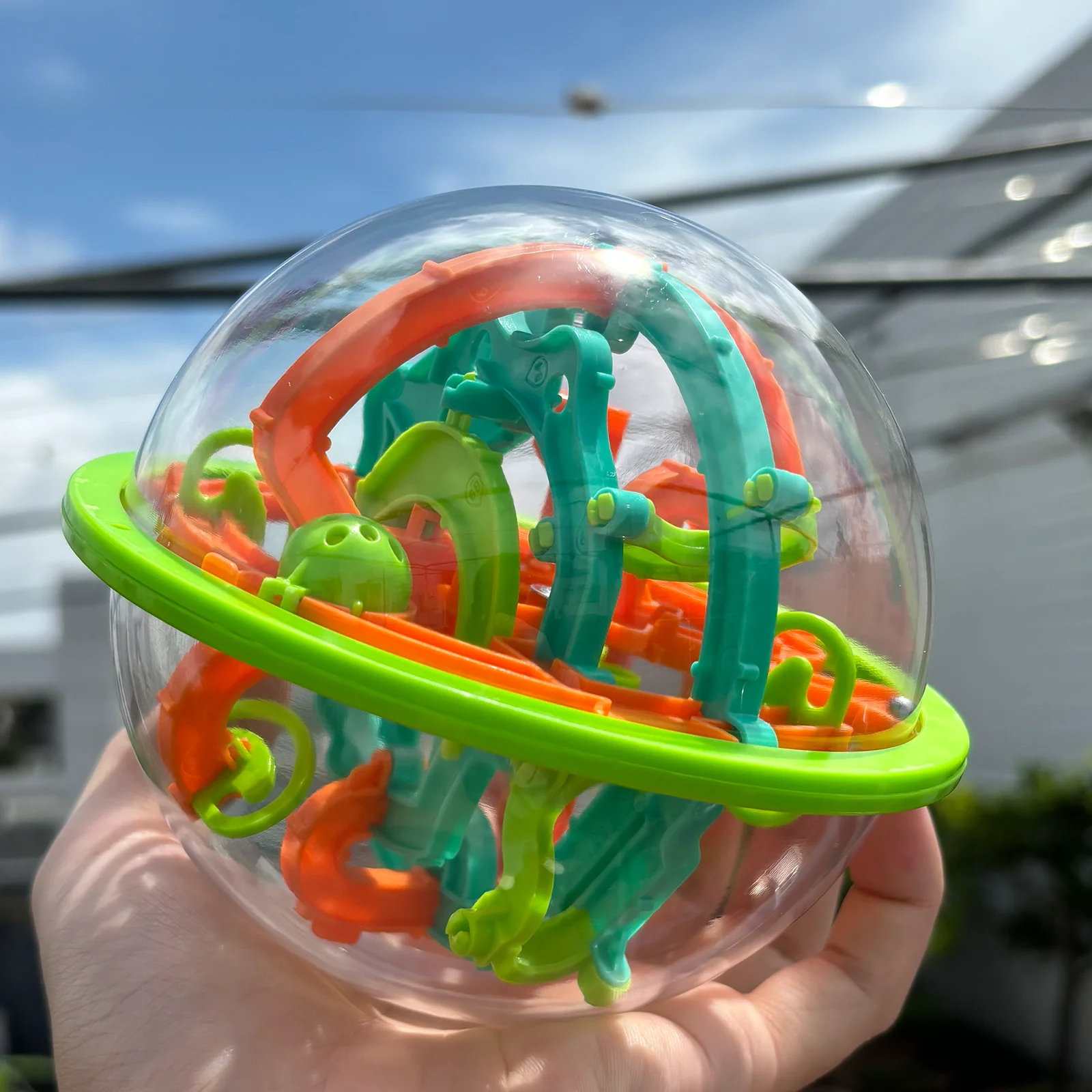 Tegooe Tegooe 3D Maze Puzzle Ball Game with 100 Obstacles - Brain Teaser Logic Toy for Kids and Teens