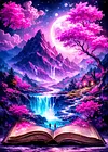 Luxury AB Velvet Diamond Painting Kit - Landscape