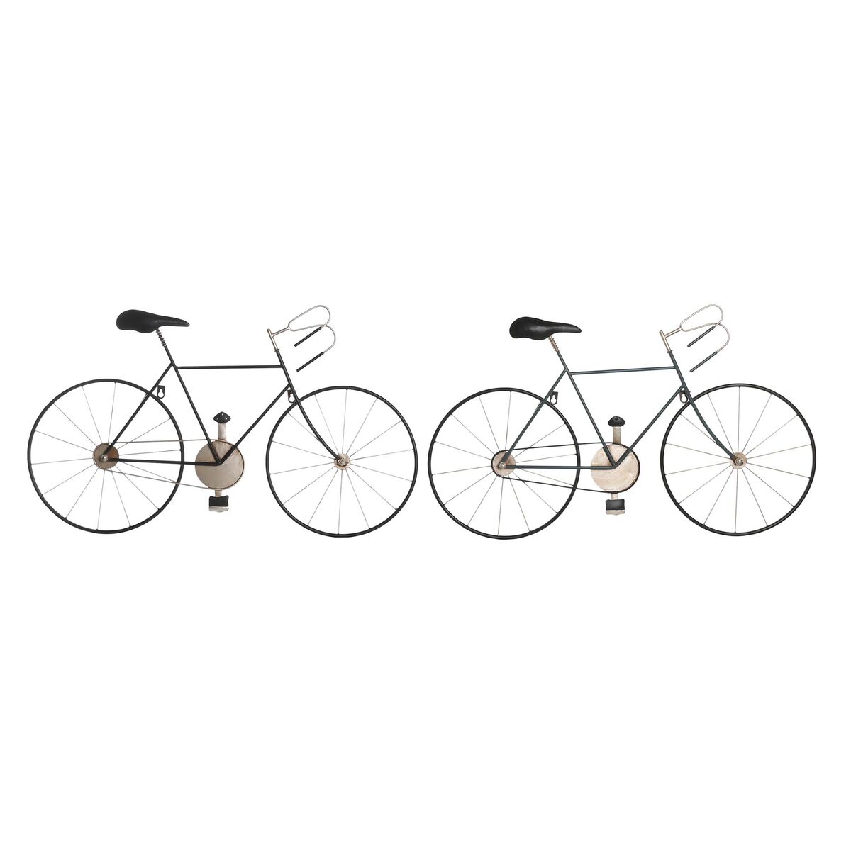 Decorative Figure DKD Home Decor 78 x 2,5 x 45 cm Bicycle Vintage (2 Units)