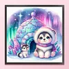 Winter Puppy-11CT Stamped Cross Stitch 40*40cm/15.75*15.75in