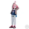 Lumiose City Urbain & Emboar & Female Meowstic - Pokemon Official Statue - BANDAI SHOKUGAN