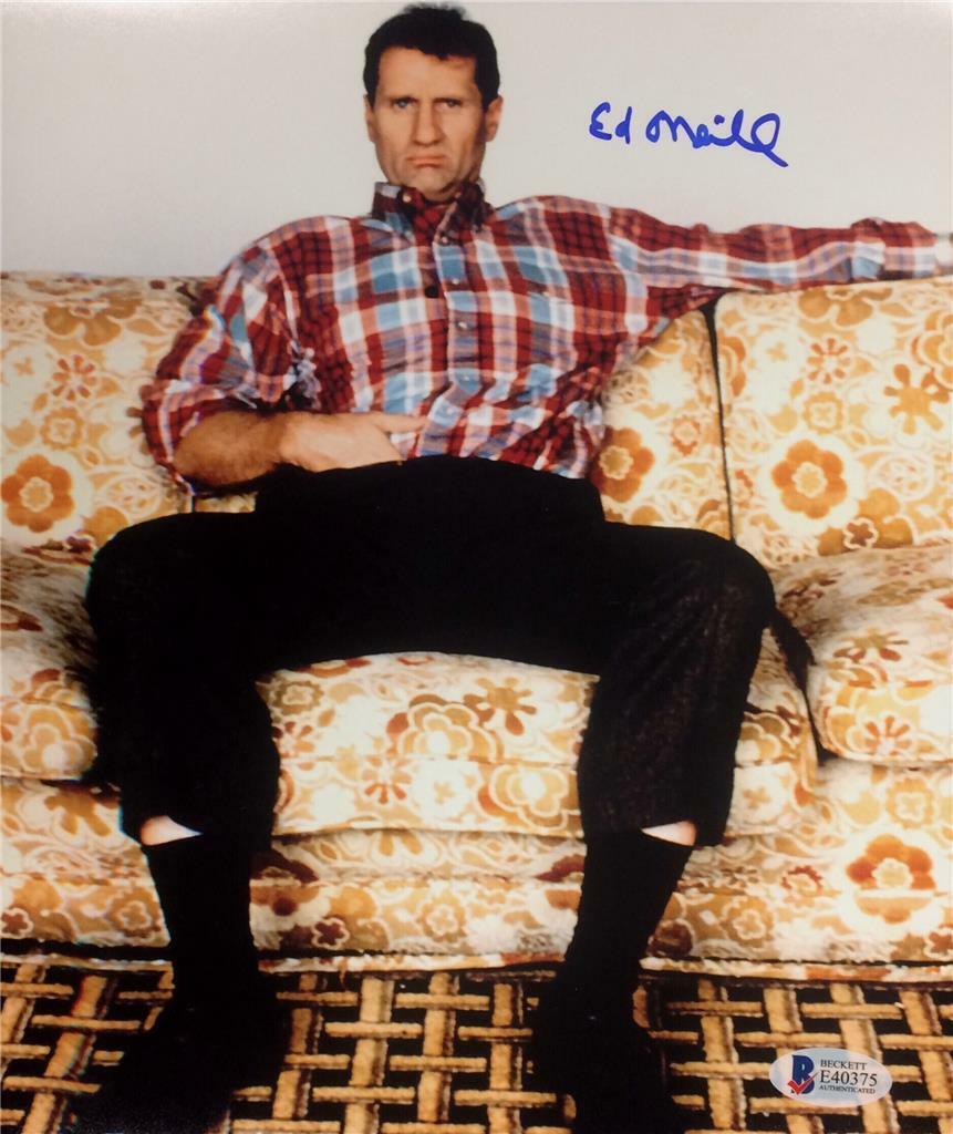 ED O'NEILL Autograph MARRIED WITH CHILDREN signed 8x10 Photo Poster painting C ~ Beckett BAS COA