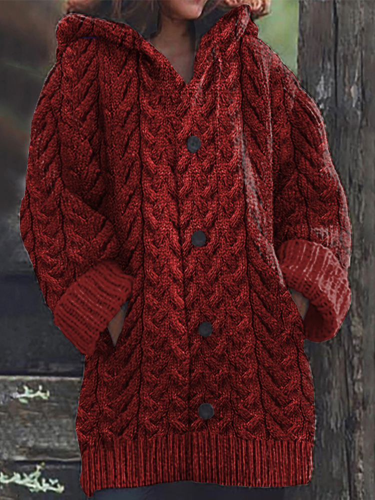 Women's Super Soft Honeycomb Aran Crew Neck Sweater wearshes