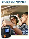 Stereo Transmitter Bluetooth-Compatible 5.2 Wireless AUX 2RCA TF for TV/Computer