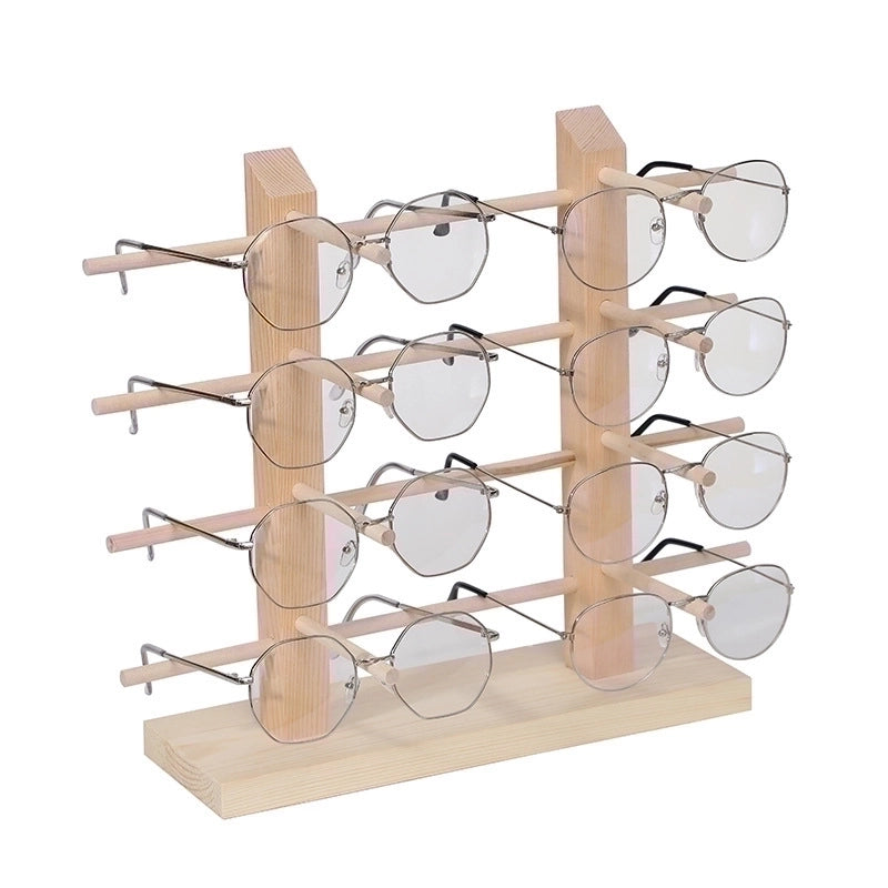 Minimalist Geometric Solid Wood Jewelry Display