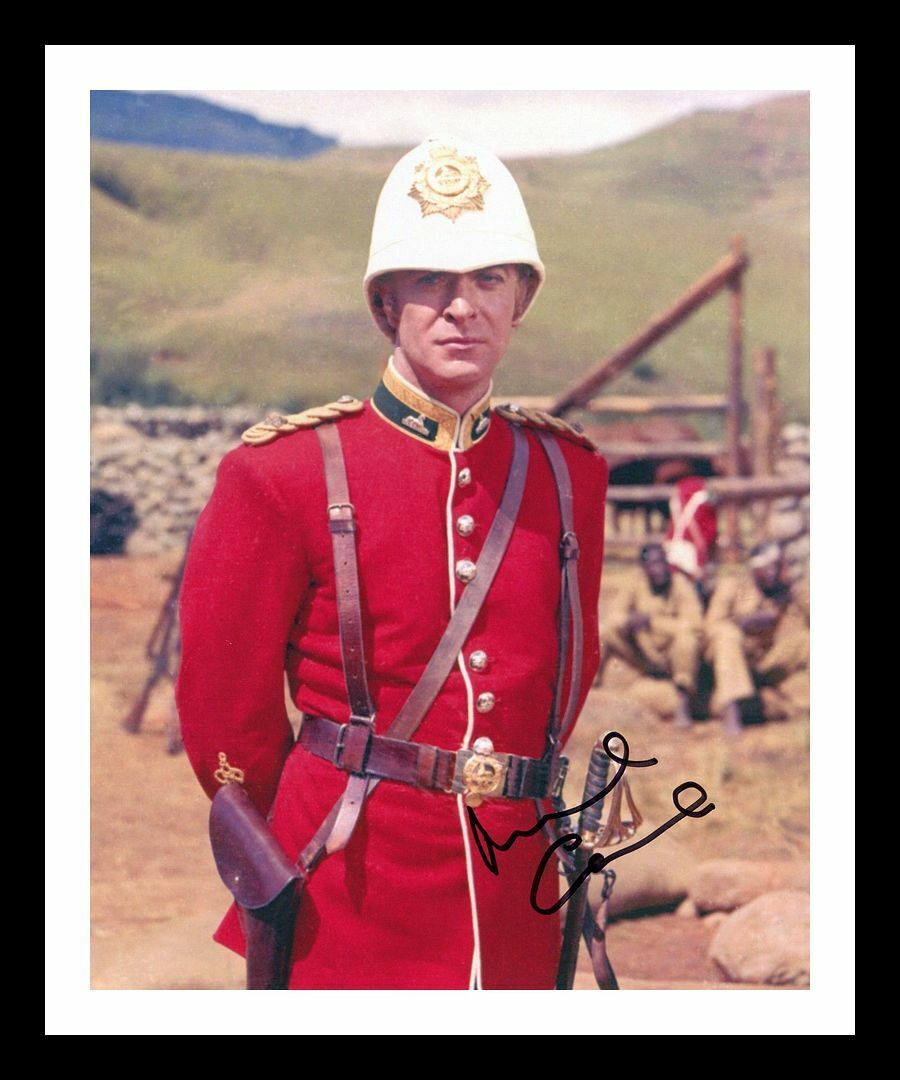 Michael Caine - Zulu Autographed Signed & Framed Photo Poster painting