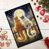Cat Special Shaped A5 5D DIY Diamond Art Painting Notebook Kit for Friends