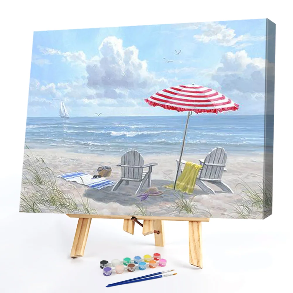 Beach Scenery - Paint By Numbers(50*40CM)