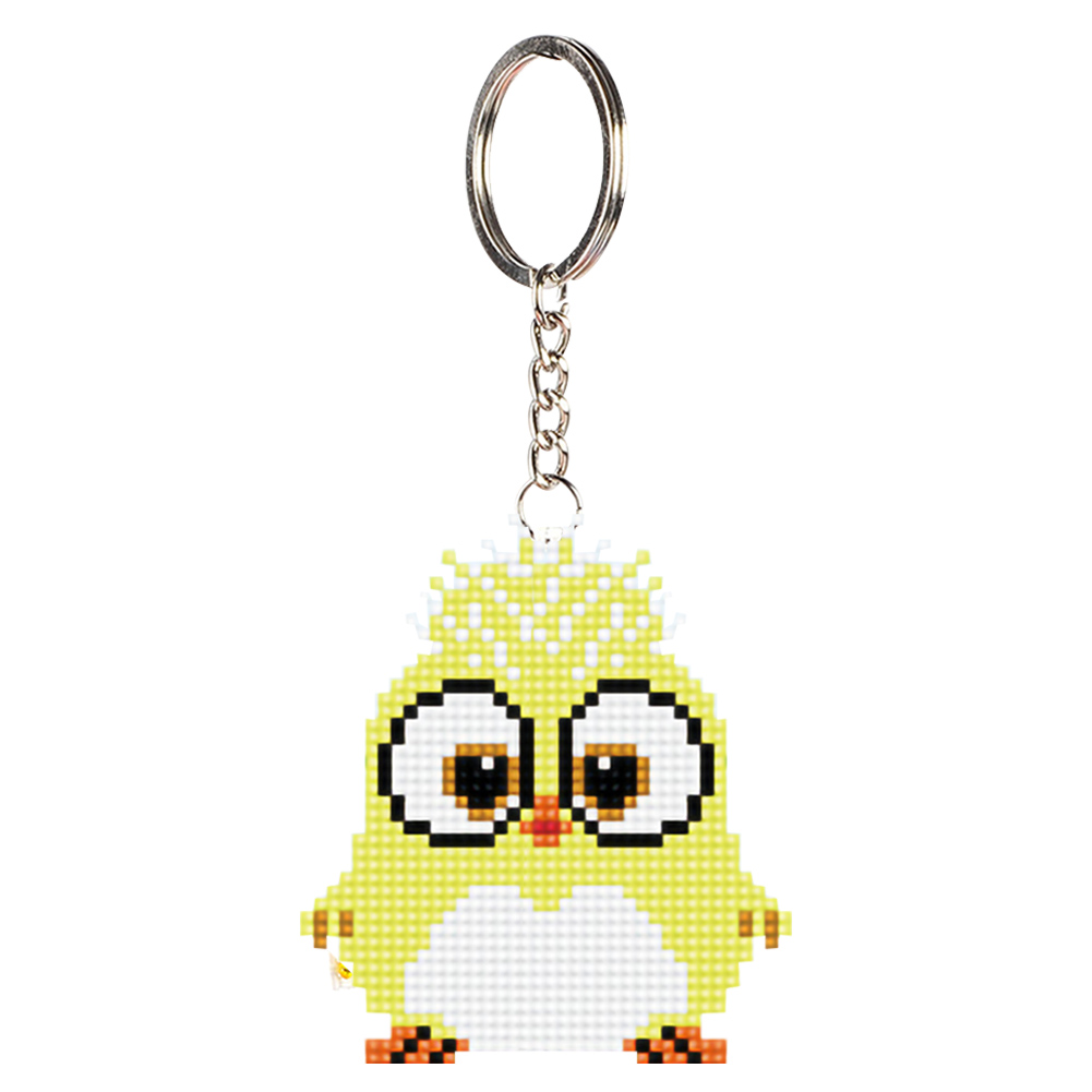 

Yellow Bird - Bead Embroidery Cross Stitch - Keychain, 501 Original