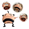 For AirPods Silicone Bearded Uncle Earphones Case Wear Resist Funny Earphone Protective Cover Shock Absorption Stylish Earphone Protection for Girls Women Teens Boys