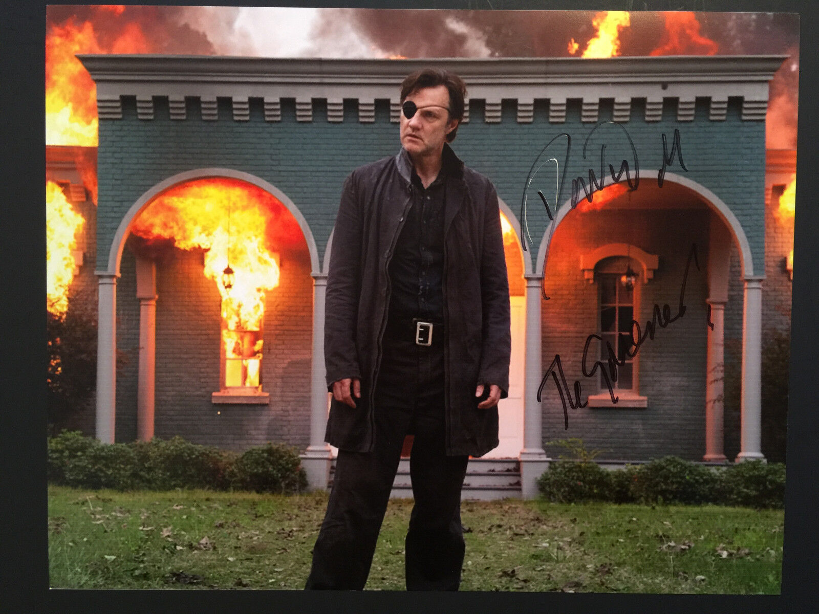 David Morrissey The Gov The Walking Dead Autograph Signed Photo Poster painting JSA COA 11 x 14