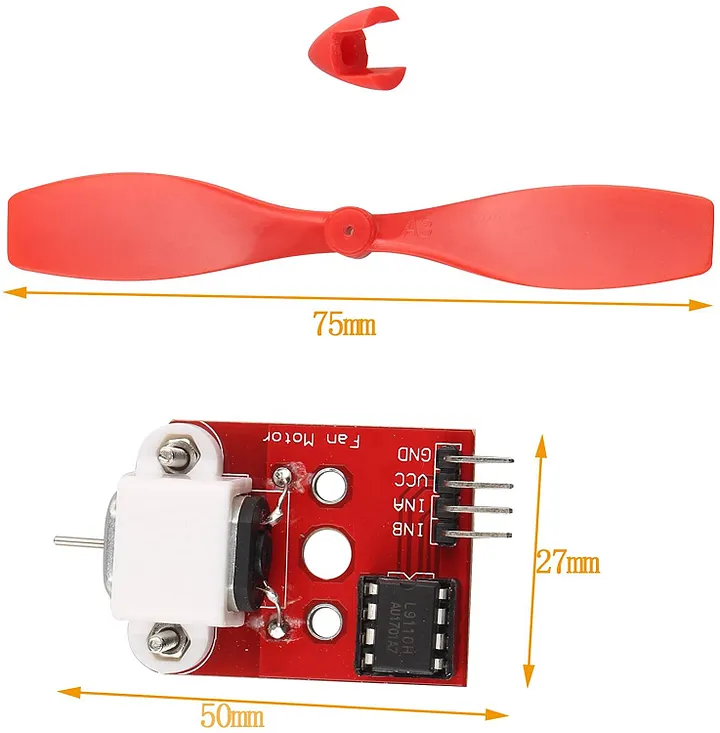 5V L9110 Fan Module for UNO Robotics