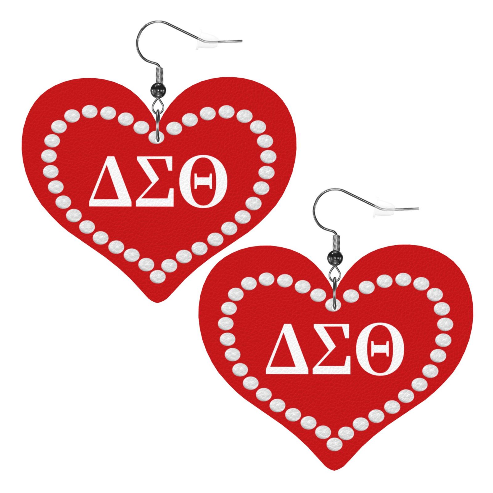 Fashionable heart earrings