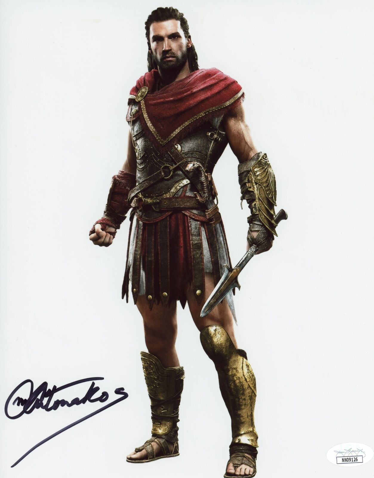 Michael Antonakos Assassin's Creed: Odyssey 8x10 Photo Poster painting Signed Autograph JSA COA