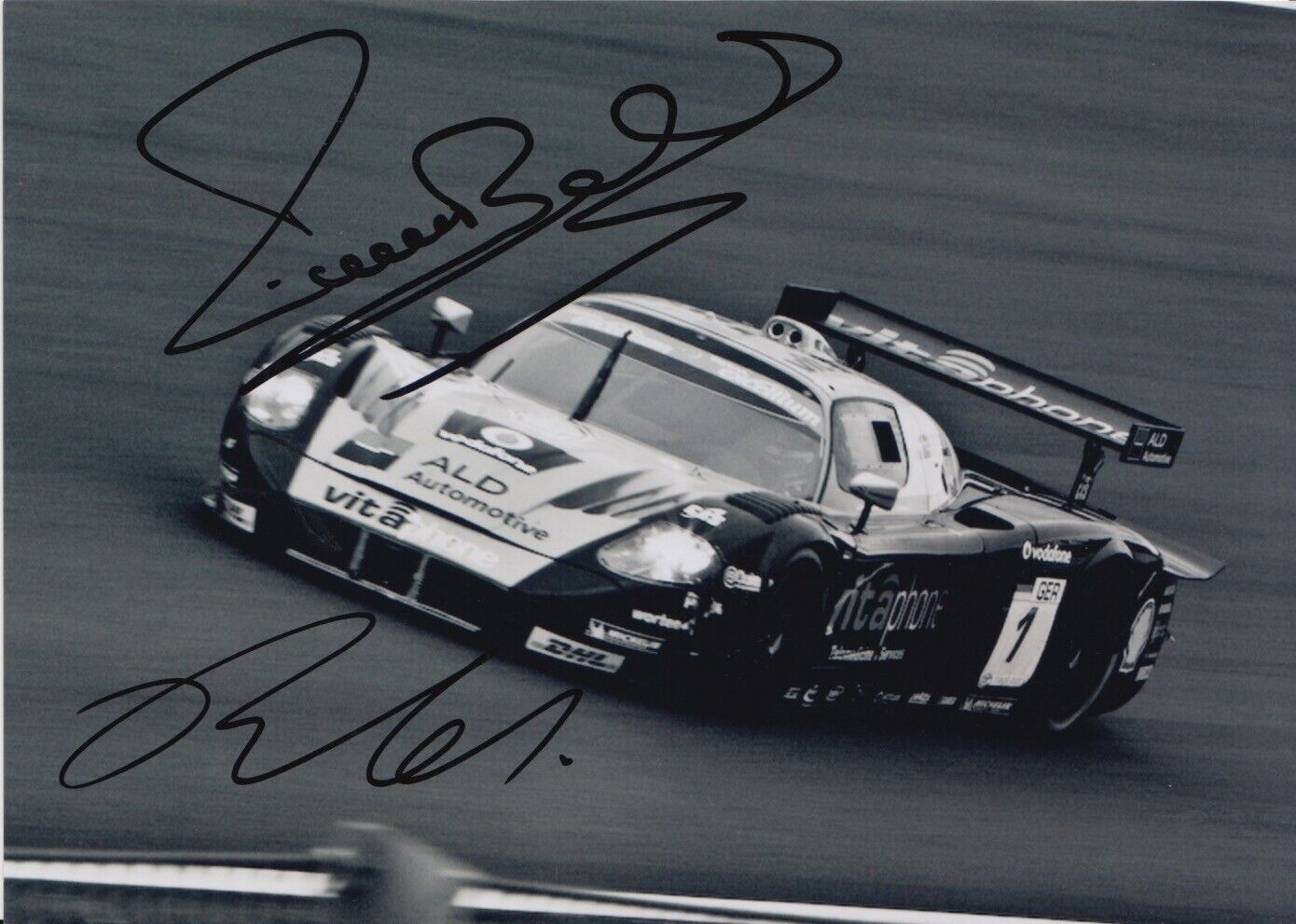 Bertolini and Bartels Hand Signed 7x5 Photo Poster painting - FIA GT Championship 2.