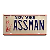 ASSMAN - Car License(6*12Inch) - Garage