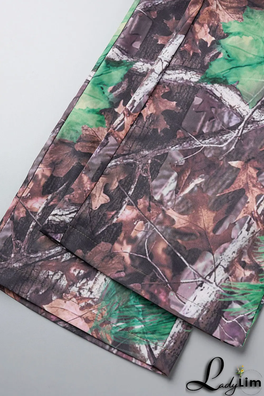 Colour Fashion Print Patchwork Harlan Mid Waist Harlan Full Print Bottoms