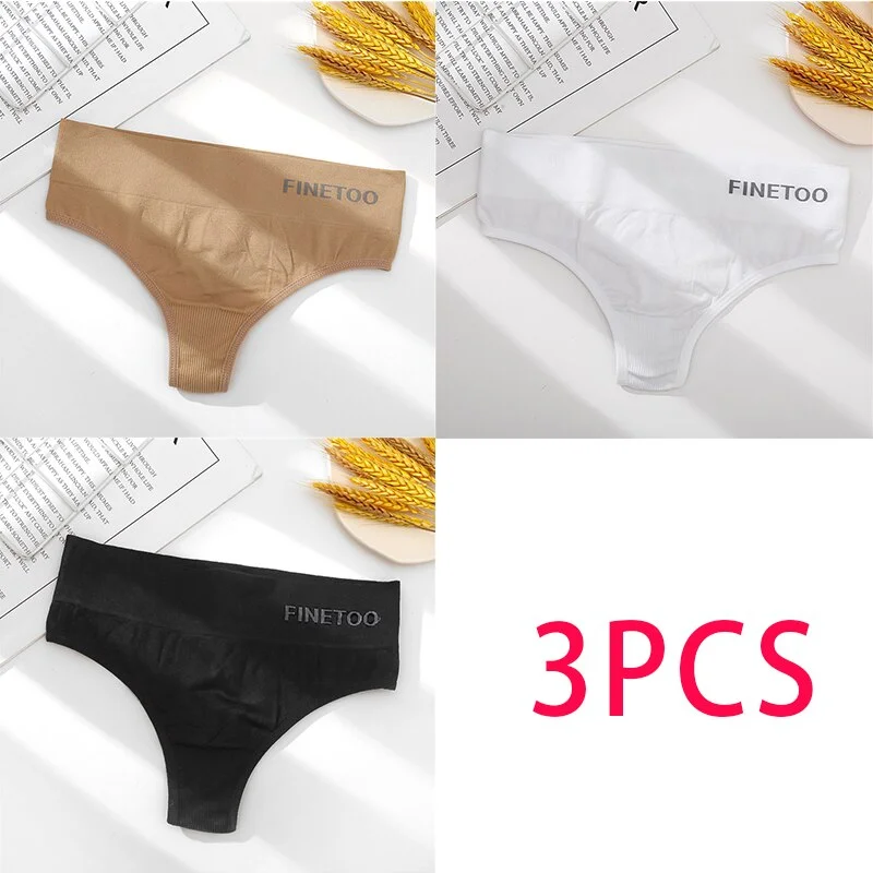 High Waist Panties Women Underwear Bodyshaper Panties Female Underpants Sexy Lingerie G-string Pantys Solid Color PlusSize M-2XL