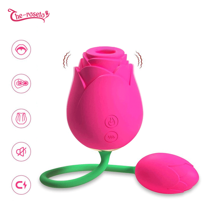 The Rose Toy With Vibrating Egg G Spot Stimulator