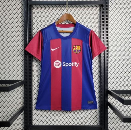 23/24 Barcelona Home Women Football Shirt Thai Quality