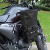 Motorcycle Bumper Bag Waterproof 8L Frame Crash Bars Bag Riding Tools (Black)