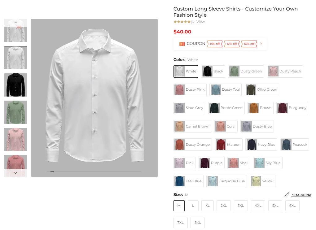 custom pattern clothing in BigTallKings