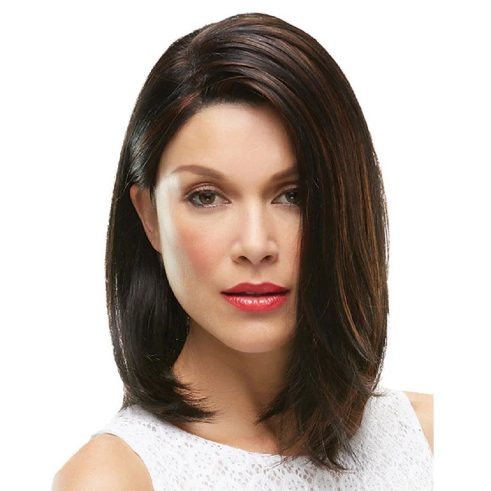 American Fashion Wig Women's Partial Short Straight Hair Chemical Fiber Headgear Is Popular | EGEMISS