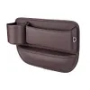 Car Seat  Organizer Leather Side Storage Box Car Seat Side Drink Phone Holder