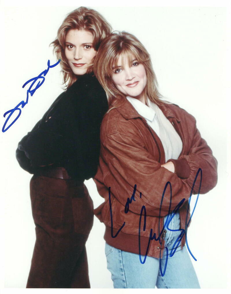 FARRAH FORKE & CRYSTAL BERNARD DUAL SIGNED AUTOGRAPH 8X10 Photo Poster painting - WINGS, RARE!