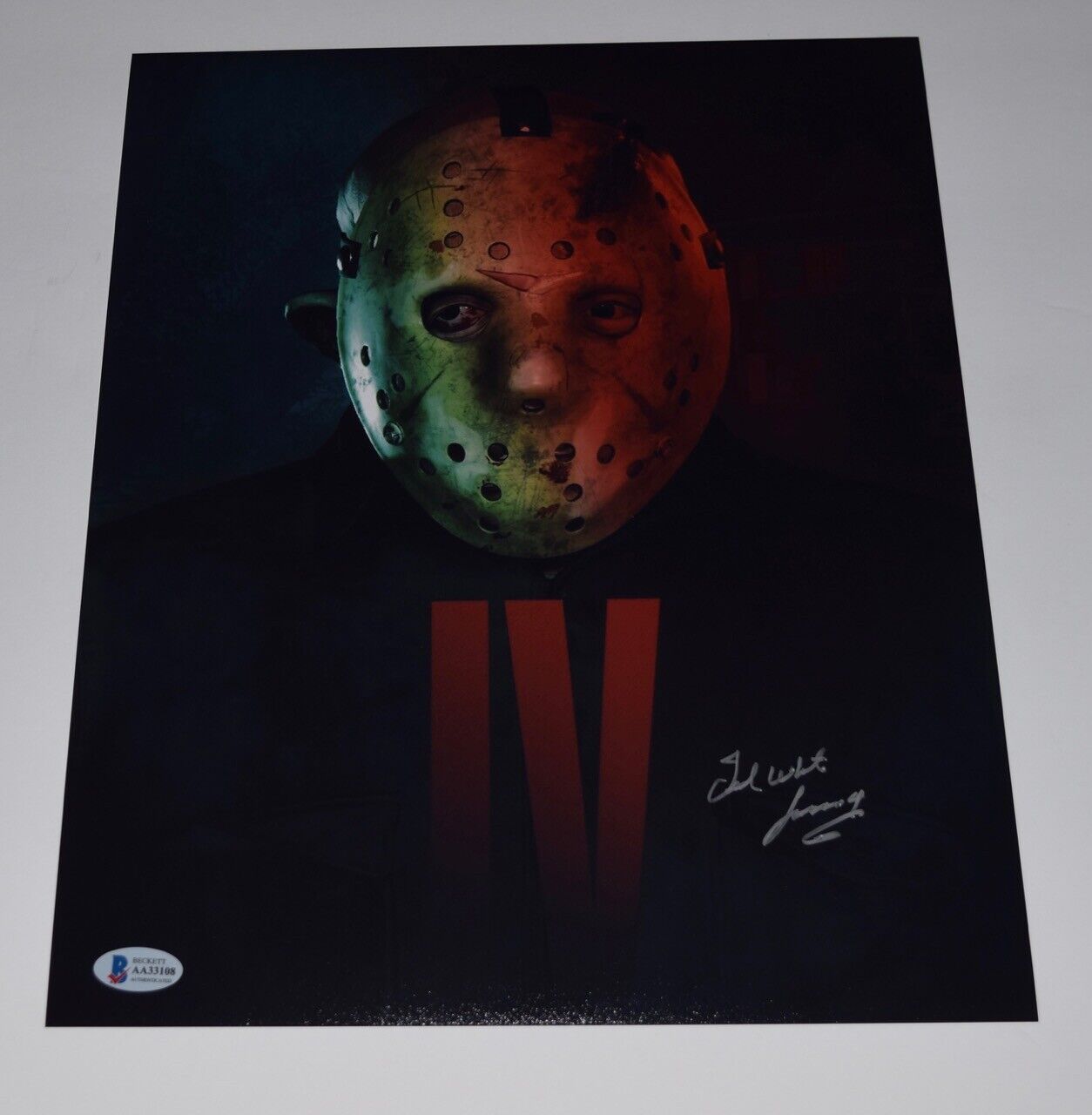 Ted White Signed 11x14 Photo Poster painting Jason Friday The 13th The Final Chapter Beckett COA