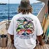 Men's Casual Short-Sleeve Polo Shirt For Outdoor & Beach Vacations-south Waters Way Down Youth In The Deep Blue by Inlyline
