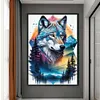 The Wolf And Forest-11CT Stamped Cross Stitch 40*60cm/15.75*23.62in  tapestrymarket